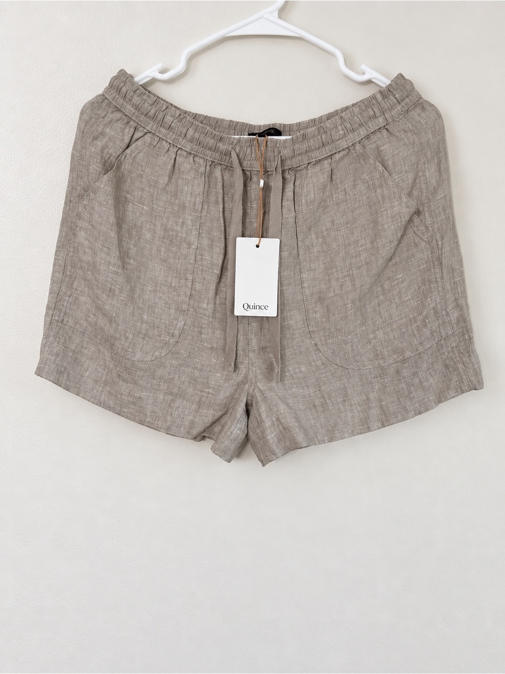 Quince 100% European Linen Shorts Flax Medium NWT